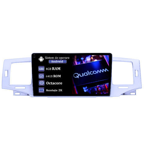 Corolla 9 E120 2004-2006 - Navigatie dedicata Toyota Corolla 9 E120 2004-2006, 4GB RAM 64GB ROM, Procesor Qualcomm Octacore, Android 14, Rezolutie 2K, Display QLED 9", DSP, Carplay&Android Auto, SIM 4G