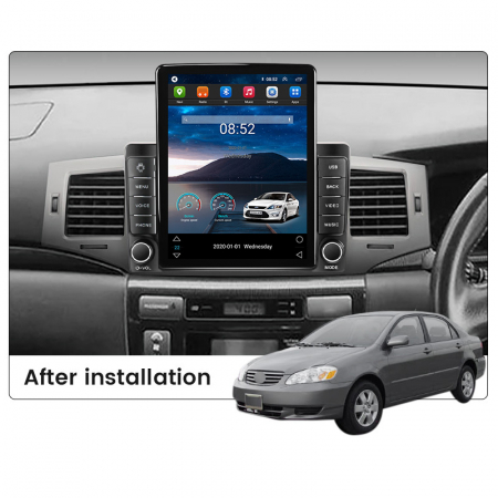 Navigatie dedicata Toyota Corolla 9 E120 2004-2006,Tesla Style, ANDROID 13,Carplay&Android Auto, 10 inch , 8+128GB, Internet, Aplicatii, Waze, GPS [3]