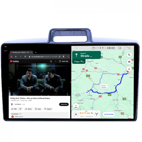Navigatie dedicata Toyota Corolla Axio 2015-2017, 4GB RAM 64GB ROM, Quad Core, Display 9" QLED 1K, Carplay, Android 14, Bluetooth, Magazin Play, Suport Camere AHD [3]