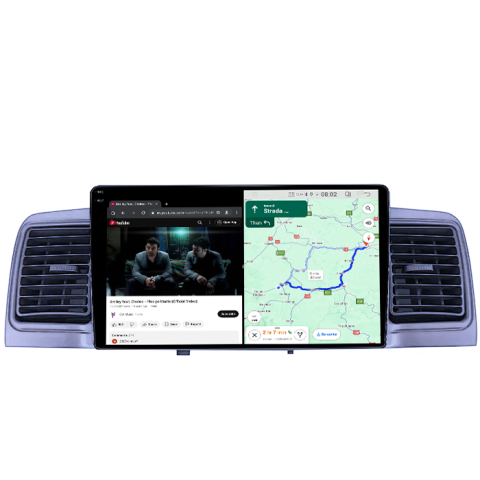 Navigatie dedicata Toyota Corolla EX 2007-2012, 8GB RAM 128GB ROM, Octacore, Platforma TS18, Android 14, Display QLED 9", Suporta camera 360", DSP, Carplay&Android Auto, SIM 4G, Ventilator Activ [6]