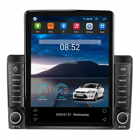 Etios - Navigatie dedicata Toyota Etios,Tesla Style, ANDROID 13,Carplay&Android Auto, 10 inch , 8+128GB, Internet, Aplicatii, Waze, GPS