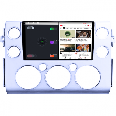 Navigatie dedicata Toyota FJ Cruiser J15 2006-2020, 4GB RAM 64GB ROM, Octacore, Android 14, Display QLED 1K 9", Carplay&Android Auto, SIM 4G, Ventilator Activ [2]