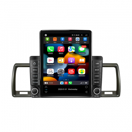 Navigatie dedicata Toyota Hiace 2004-2019,Tesla Style, ANDROID 13,Carplay&Android Auto, 10 inch , 8+128GB, Internet, Aplicatii, Waze, GPS [1]