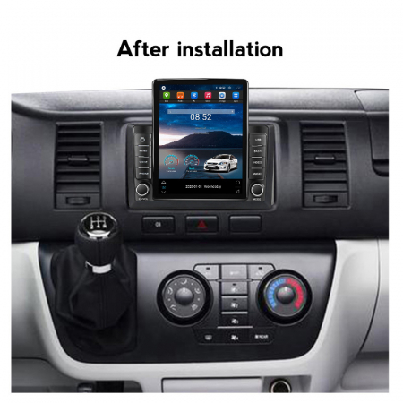 Navigatie dedicata Toyota Hiace 2013-2018,Tesla Style, ANDROID 13,Carplay&Android Auto, 10 inch , 8+128GB, Internet, Aplicatii, Waze, GPS [3]
