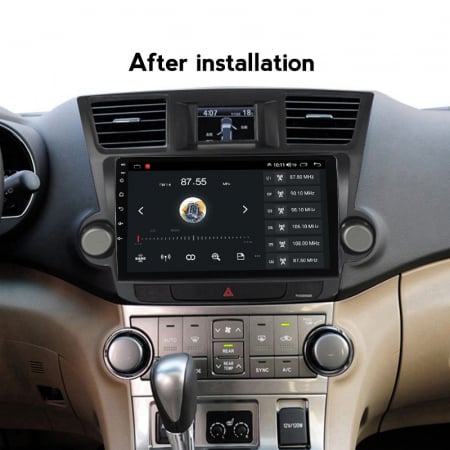 Navigatie dedicata Toyota Highlander 2007-2013, 4GB RAM 64GB ROM, Octacore, Android 13, Display QLED 10", DSP, Carplay, Android Auto, Internet, Youtube, Waze, WIFI, Bluetooth [4]