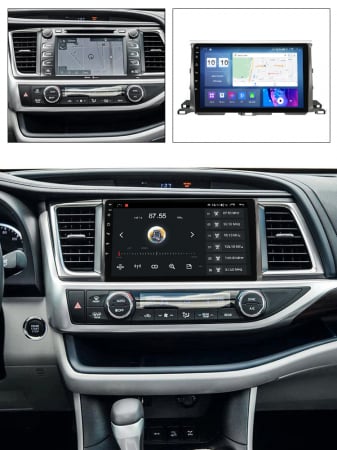 Navigatie dedicata Toyota Highlander 2013-2018, 4GB RAM 64GB ROM, Octacore, Android 13, Display QLED 10", DSP, Carplay, Android Auto, Internet, Youtube, Waze, WIFI, Bluetooth [7]