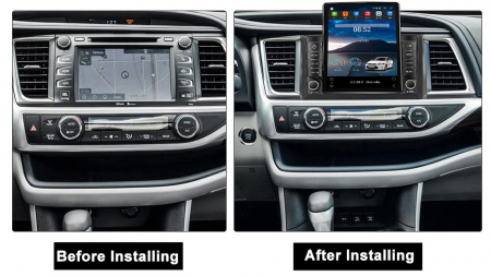 Navigatie dedicata Toyota Highlander 2013-2018,Tesla Style, ANDROID 13,Carplay&Android Auto, 10 inch , 8+128GB, Internet, Aplicatii, Waze, GPS [2]