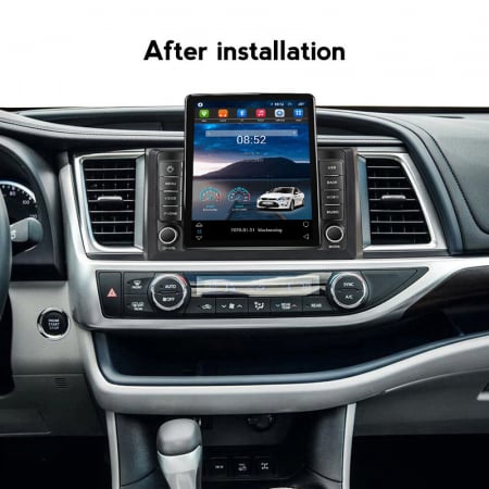 Navigatie dedicata Toyota Highlander 2013-2018,Tesla Style, ANDROID 13,Carplay&Android Auto, 10 inch , 8+128GB, Internet, Aplicatii, Waze, GPS [3]