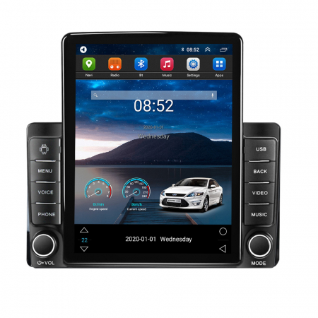 Highlander Kluger 2022 - Navigatie dedicata Toyota Highlander Kluger 2022,Tesla Style, ANDROID 13,Carplay&Android Auto, 10 inch , 8+128GB, Internet, Aplicatii, Waze, GPS
