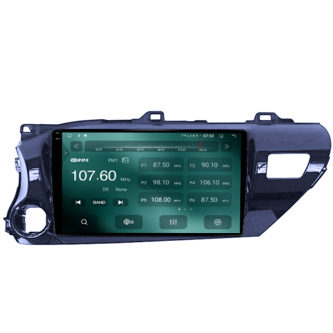 Navigatie dedicata Toyota Hilux 2016, 8GB RAM 128GB ROM, Octacore, Platforma TS18, Android 14, Display QLED 10", Suporta camera 360", DSP, Carplay&Android Auto, SIM 4G, Ventilator Activ [4]