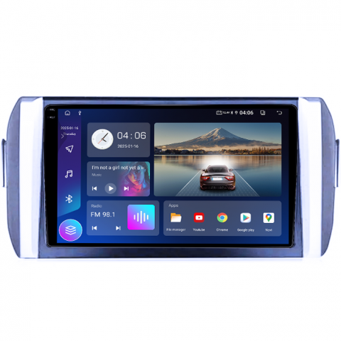 Navigatie dedicata Toyota Innova 2015-2017, 4GB RAM 64GB ROM, Quad Core, Display 9" QLED 1K, Carplay, Android 14, Bluetooth, Magazin Play, Suport Camere AHD [1]