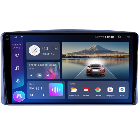 Land Cruiser 100 1998-2007 - Navigatie dedicata Toyota Land Cruiser 100 1998-2007, 4GB RAM 64GB ROM, Procesor Qualcomm Octacore, Android 14, Rezolutie 2K, Display QLED 9", DSP, Carplay&Android Auto, SIM 4G