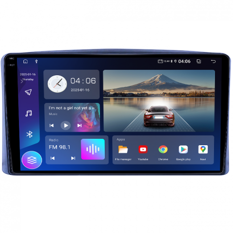 Navigatie dedicata Toyota Land Cruiser 100 1998-2007, 4GB RAM 64GB ROM, Quad Core, Display 9" QLED 1K, Carplay, Android 14, Bluetooth, Magazin Play, Suport Camere AHD [1]