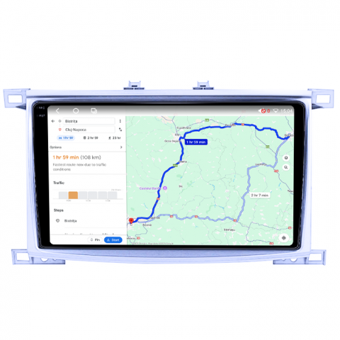 Navigatie dedicata Toyota Land Cruiser 100 2002-2007, 4GB RAM 64GB ROM, Octacore, Android 14, Display QLED 1K 10", Carplay&Android Auto, SIM 4G, Ventilator Activ [3]
