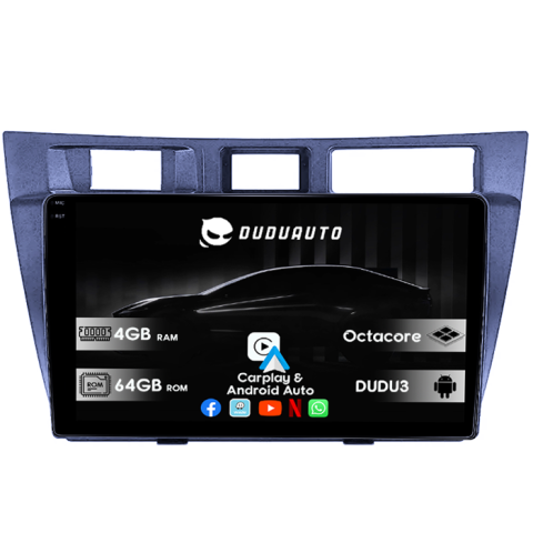 Navigatii Dedicate - Navigatie dedicata Toyota Mark 2000-2007, DUDU3, 4GB RAM 64GB ROM, Octacore, Platforma 8581, Android, Display QLED 9", DSP, Carplay&AndroidAuto