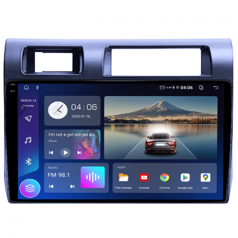 Navigatie dedicata Toyota Land Cruiser LC 2007-2020, 4GB RAM 64GB ROM, Quad Core, Display 9" QLED 1K, Carplay, Android 14, Bluetooth, Magazin Play, Suport Camere AHD [1]