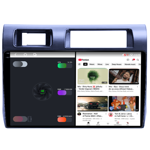 Navigatie dedicata Toyota Land Cruiser LC 2007-2020, 8GB RAM 128GB ROM, Octacore, Platforma TS18, Android 14, Display QLED 9", Suporta camera 360", DSP, Carplay&Android Auto, SIM 4G, Ventilator Act [2]