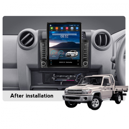 Navigatie dedicata Toyota Land Cruiser LC 2007-2020,Tesla Style, ANDROID 13,Carplay&Android Auto, 10 inch , 8+128GB, Internet, Aplicatii, Waze, GPS [3]