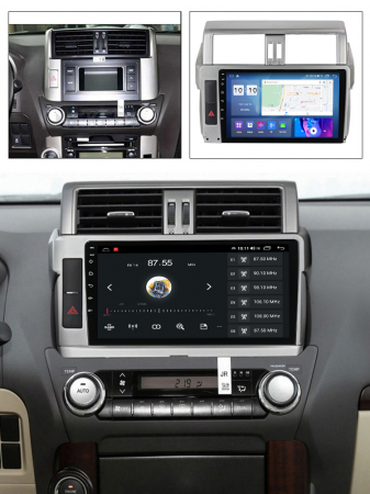 Navigatie dedicata Toyota Land Prado 2013-2017, 4GB RAM 64GB ROM, Octacore, Android 13, Display QLED 10", DSP, Carplay, Android Auto, Internet, Youtube, Waze, WIFI, Bluetooth [7]