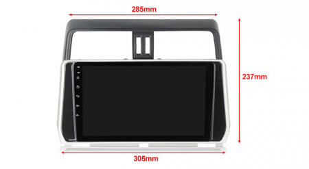 Navigatie dedicata Toyota Land Prado 2017-2018, 4 GB RAM 32 ROM, Android 13, Display QLED 1K, 10", DSP, Carplay, Android Auto, Internet, Youtube, Waze, WI-FI, USB, Bluetooth [7]
