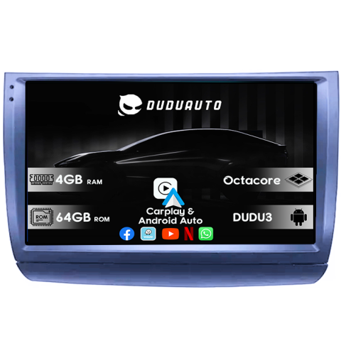 Navigatii Dedicate - Navigatie dedicata Toyota Prius 20 2003-2009, DUDU3, 4GB RAM 64GB ROM, Octacore, Platforma 8581, Android, Display QLED 9", DSP, Carplay&AndroidAuto