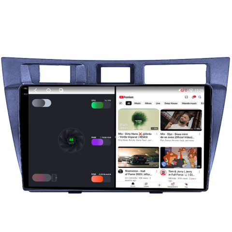 Navigatie dedicata Toyota Mark 2000-2007, 8GB RAM 128GB ROM, Octacore, Platforma TS18, Android 14, Display QLED 9", Suporta camera 360", DSP, Carplay&Android Auto, SIM 4G, Ventilator Activ [2]