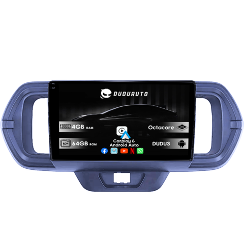 Navigatii Dedicate - Navigatie dedicata Toyota Passo 2016-2021, DUDU3, 4GB RAM 64GB ROM, Octacore, Platforma 8581, Android, Display QLED 9", DSP, Carplay&AndroidAuto