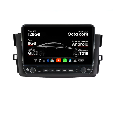 Toyota - Navigatie dedicata Toyota Mark X 2009-2013 Tesla Cu Butoane Rotative Model 2024, ANDROID 13, 10 inch , 8+128GB, Internet, Aplicatii, Waze, GPS