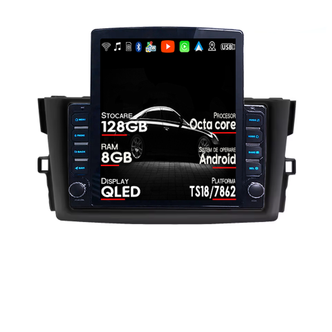 Toyota - Navigatie dedicata Toyota Mark X 2009-2013 Tesla Style, ANDROID 13, 9.7 inch , 8+128GB, Internet, Aplicatii, Waze, GPS