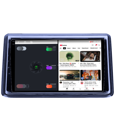 Navigatie dedicata Toyota Noah 2014-2020, 8GB RAM 128GB ROM, Octacore, Platforma TS18, Android 14, Display QLED 9", Suporta camera 360", DSP, Carplay&Android Auto, SIM 4G, Ventilator Activ [2]