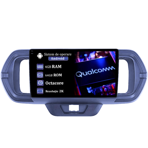 Navigatii Dedicate - Navigatie dedicata Toyota Passo 2016-2021, 4GB RAM 64GB ROM, Procesor Qualcomm Octacore, Android 14, Rezolutie 2K, Display QLED 9", DSP, Carplay&Android Auto, SIM 4G