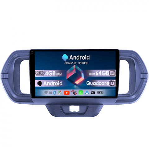 Toyota - Navigatie dedicata Toyota Passo 2016-2021, 4GB RAM 64GB ROM, Quad Core, Display 9" QLED 1K, Carplay, Android 14, Bluetooth, Magazin Play, Suport Camere AHD