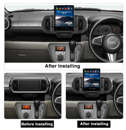 Navigatie dedicata Toyota Passo 2016-2021,Tesla Style, ANDROID 13,Carplay&Android Auto, 10 inch , 8+128GB, Internet, Aplicatii, Waze, GPS [2]