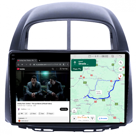 Navigatie dedicata Toyota Passo Daihatsu Boon Sirion Subaru Justy Perodua Myvi, 4GB RAM 64GB ROM, Quad Core, Display 9" QLED 1K, Carplay, Android 14, Bluetooth, Magazin Play, Supo [3]