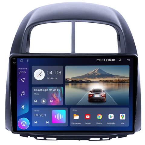 Toyota Passo Daihatsu Boon Sirion Subaru Justy Perodua Myvi - Navigatie dedicata Toyota Passo Daihatsu Boon Sirion Subaru Justy Perodua Myvi, 4GB RAM 64GB ROM, Quad Core, Display 9" QLED 1K, Carplay, Android 14, Bluetooth, Magazin Play, Supo