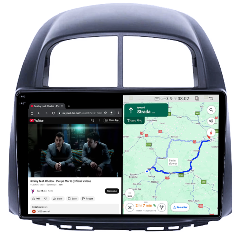 Navigatie dedicata Toyota Passo Daihatsu Boon Sirion Subaru Justy Perodua Myvi, 8GB RAM 128GB ROM, Octacore, Platforma TS18, Android 14, Display QLED 9", Suporta camera 360", DSP, Carplay&Android A [3]
