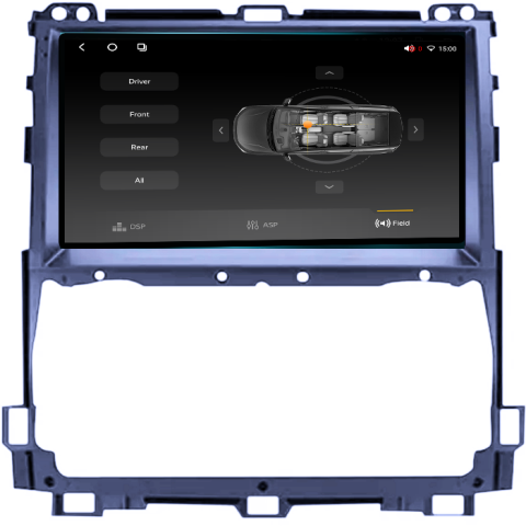 Navigatie dedicata Toyota Prado 2002-2009, 4GB RAM 32GB ROM, Octacore, Android 14, Display QLED 1K 9", DSP, Carplay&Android Auto, SIM 4G, Bluetooth, Ventilator Activ [2]
