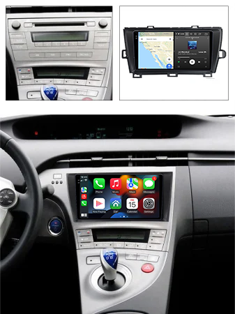 Navigatie dedicata Toyota Prius 2009-2015 Black, 4GB RAM 64GB ROM, Procesor Qualcomm Octacore, Android 14, Rezolutie 2K, Display QLED 9", DSP, Carplay&Android Auto, SIM 4G [5]