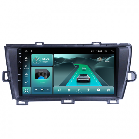 Toyota - Navigatie dedicata Toyota Prius 2009-2015 Black, 8GB RAM 128GB ROM, Octacore, Platforma TS18, Android 13, Display QLED 9”, Suporta camera 360º, DSP, Carplay&Android Auto, SIM 4G, Ventilator Activ