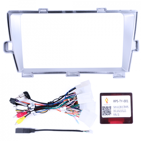 Navigatie dedicata Toyota Prius 2009-2015 (Silver), 8GB RAM 128GB ROM, Octacore, Platforma TS18, Android 13, Display QLED 9”, Suporta camera 360º, DSP, Carplay&Android Auto, SIM 4G, Ventilator Activ [4]