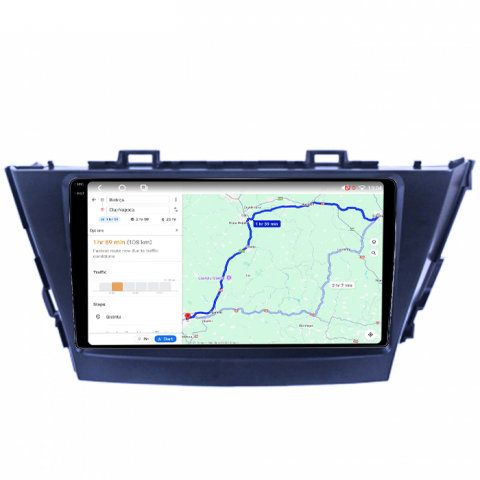 Navigatie dedicata Toyota Prius Plus V Alpha 2012-2017,  4GB RAM 64GB ROM, Octacore, Android 14, Display QLED 1K 9", Carplay&Android Auto, SIM 4G, Ventilator Activ [3]