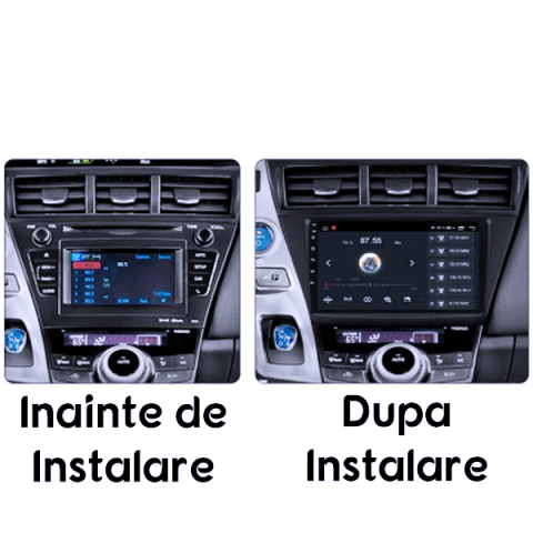 Navigatie dedicata Toyota Prius Plus V Alpha 2012-2017, 8GB RAM 128GB ROM, Octacore, Platforma TS18, Android 14, Display QLED 9", Suporta camera 360", DSP, Carplay&Android Auto, SIM 4G, Ventilator [7]