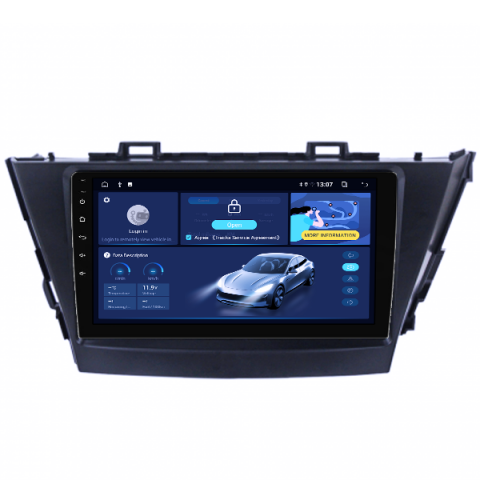 Toyota - Navigatie dedicata Toyota Prius Plus V Alpha 2012-2017, 8GB RAM 128GB ROM, Octacore, Platforma TS18, Android 13, Display QLED 9”, Suporta camera 360º, DSP, Carplay&Android Auto, SIM 4G, Ventilator Act