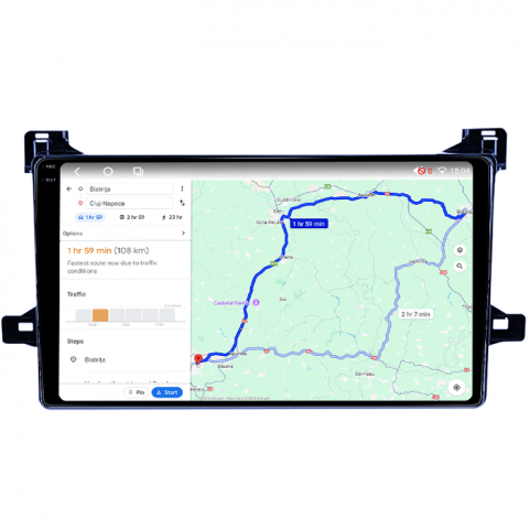 Navigatie dedicata Toyota Prius XW50 2015-2020, 4GB RAM 64GB ROM, Octacore, Android 14, Display QLED 1K 9", Carplay&Android Auto, SIM 4G, Ventilator Activ [3]