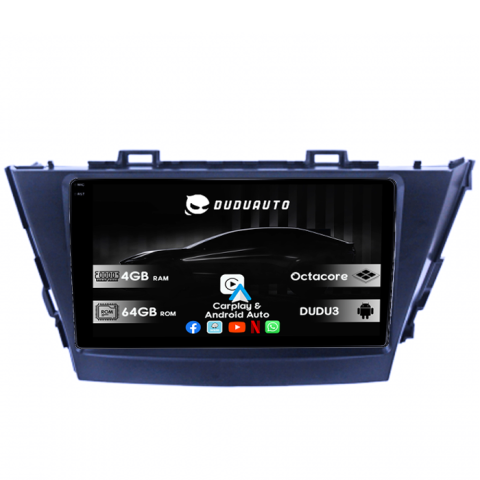 Prius Plus V Alpha 2012-2017 - Navigatie dedicata Toyota Prius Plus V Alpha 2012-2017, DUDU3, 4GB RAM 64GB ROM, Octacore, Platforma 8581, Android, Display QLED 9", DSP, Carplay&AndroidAuto