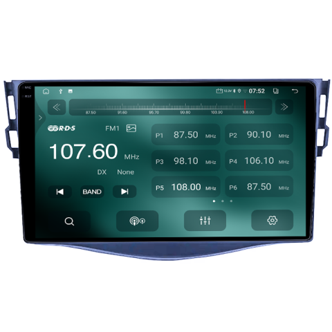 Navigatie dedicata Toyota Rav 4 2007-2013, 8GB RAM 128GB ROM, Octacore, Platforma TS18, Android 14, Display QLED 9", Suporta camera 360", DSP, Carplay&Android Auto, SIM 4G, Ventilator Activ [5]