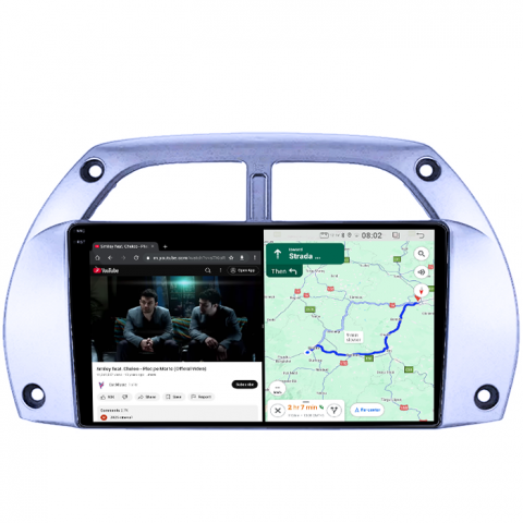 Navigatie dedicata Toyota RAV4 2001-2006, 4GB RAM 64GB ROM, Quad Core, Display 9" QLED 1K, Carplay, Android 14, Bluetooth, Magazin Play, Suport Camere AHD [3]