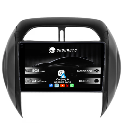RAV4 2001-2006 - Navigatie dedicata Toyota RAV4 2001-2005, DUDU3, 4GB RAM 64GB ROM, Octacore, Platforma 8581, Android, Display QLED 9", DSP, Carplay&AndroidAuto