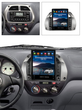 Navigatie dedicata Toyota RAV4 2001-2006,Tesla Style, ANDROID 13,Carplay&Android Auto, 10 inch , 8+128GB, Internet, Aplicatii, Waze, GPS [3]