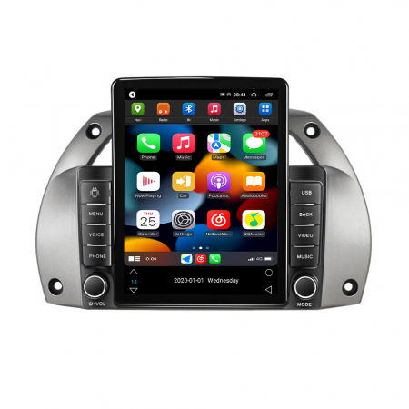 Navigatie dedicata Toyota RAV4 2001-2006,Tesla Style, ANDROID 13,Carplay&Android Auto, 10 inch , 8+128GB, Internet, Aplicatii, Waze, GPS [1]